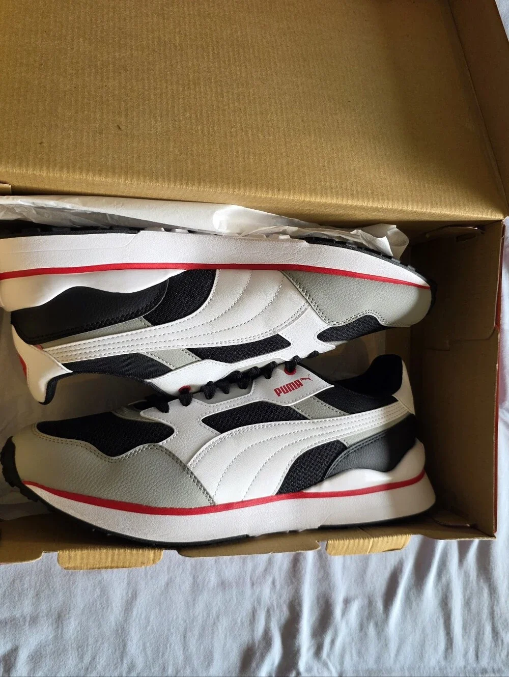 Puma Red Shoe Box with White Logo